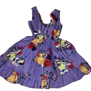 Disney Princess Belle and Snow White Purple Dress Boutique size 4/6